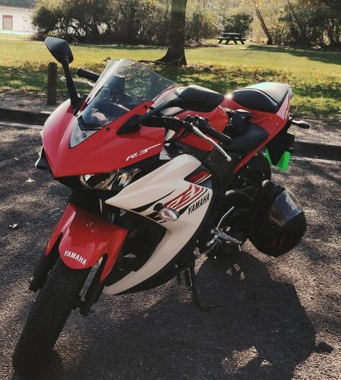 My bike before my crash